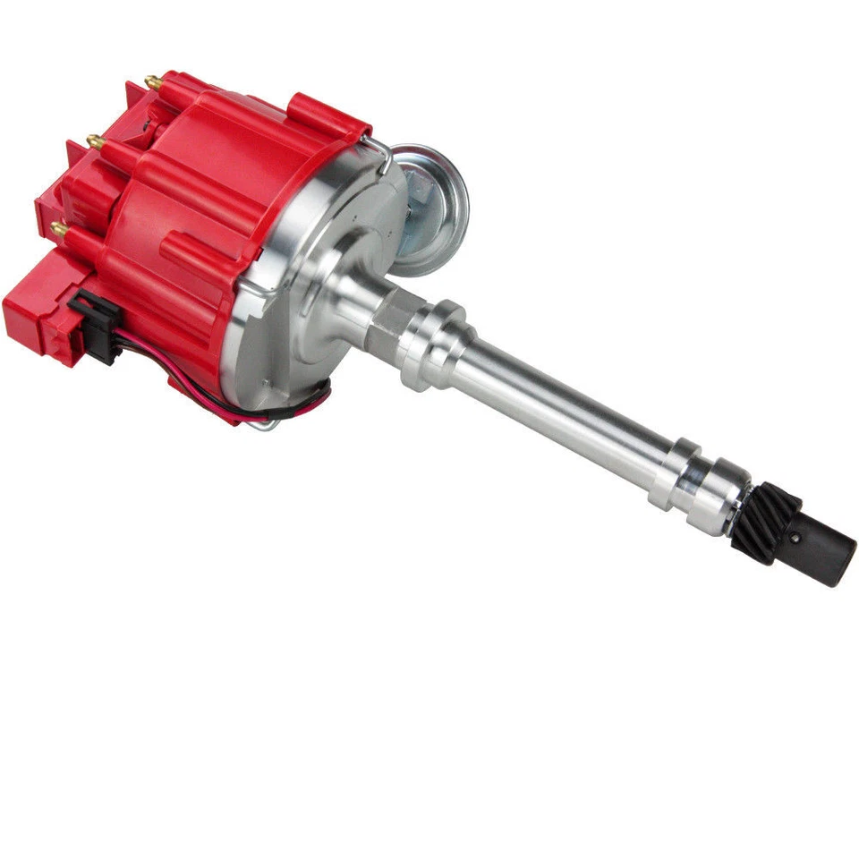 HEI Distributor Chevy 283 305 307 327 350 400 SBC BBC 65k Volt Red Cap V8 Foto 4 de 4