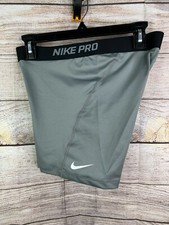 Nike Pro Core Stone Gray 5" Active Compression Shorts