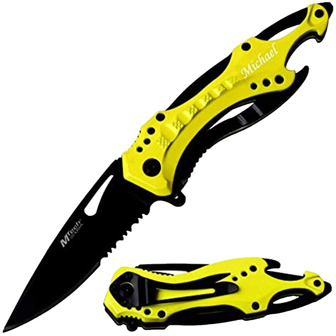 Drop Point Stainless Steel Handle Pocketknife Collectible Folding Knives