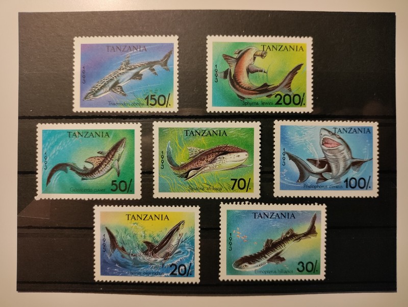 1993 Tanzania Stamps(Sharks),MNH,OG
