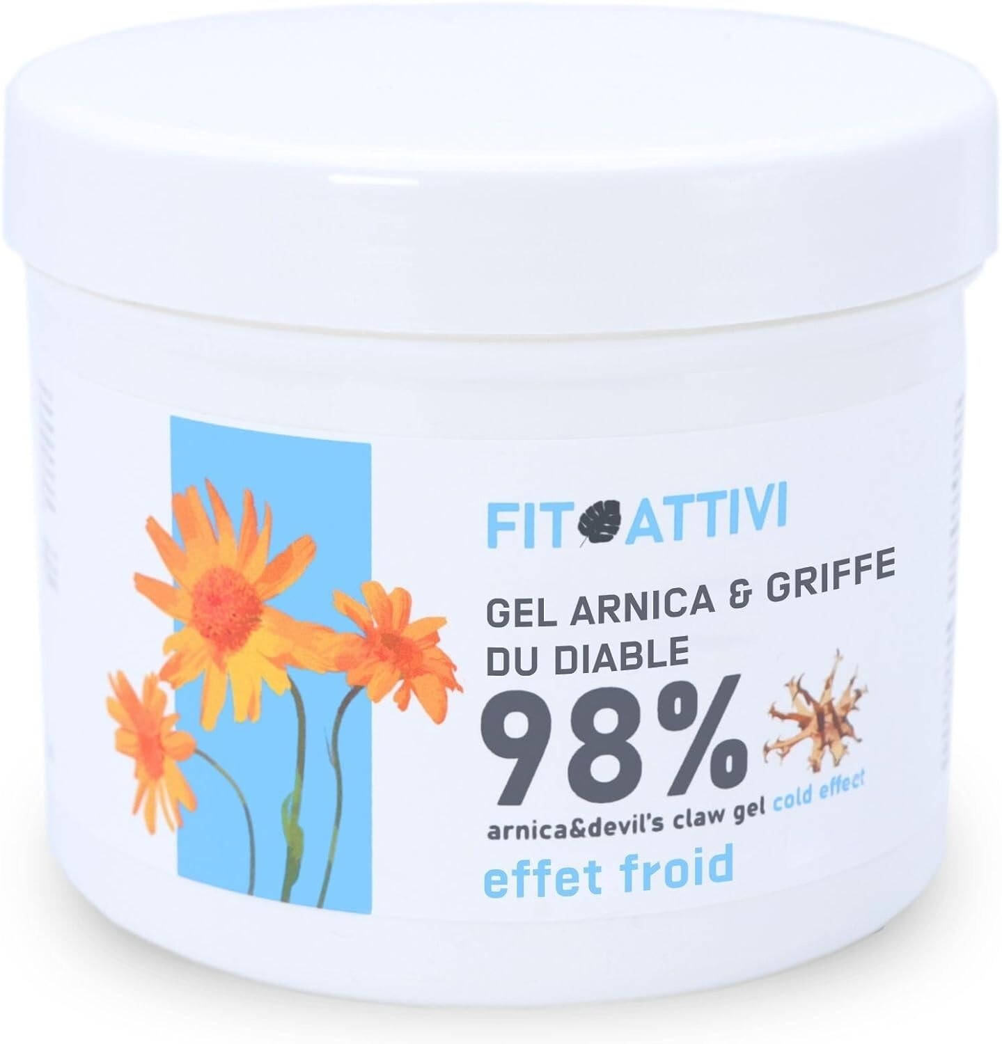 Gel froid de massage articulaire et musculaire flacon de 550 ml
