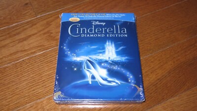 BEST BUY EXCLUSIVE EMPTY STEELBOOK CASE no discs CINDERELLA  Disney 2012 
