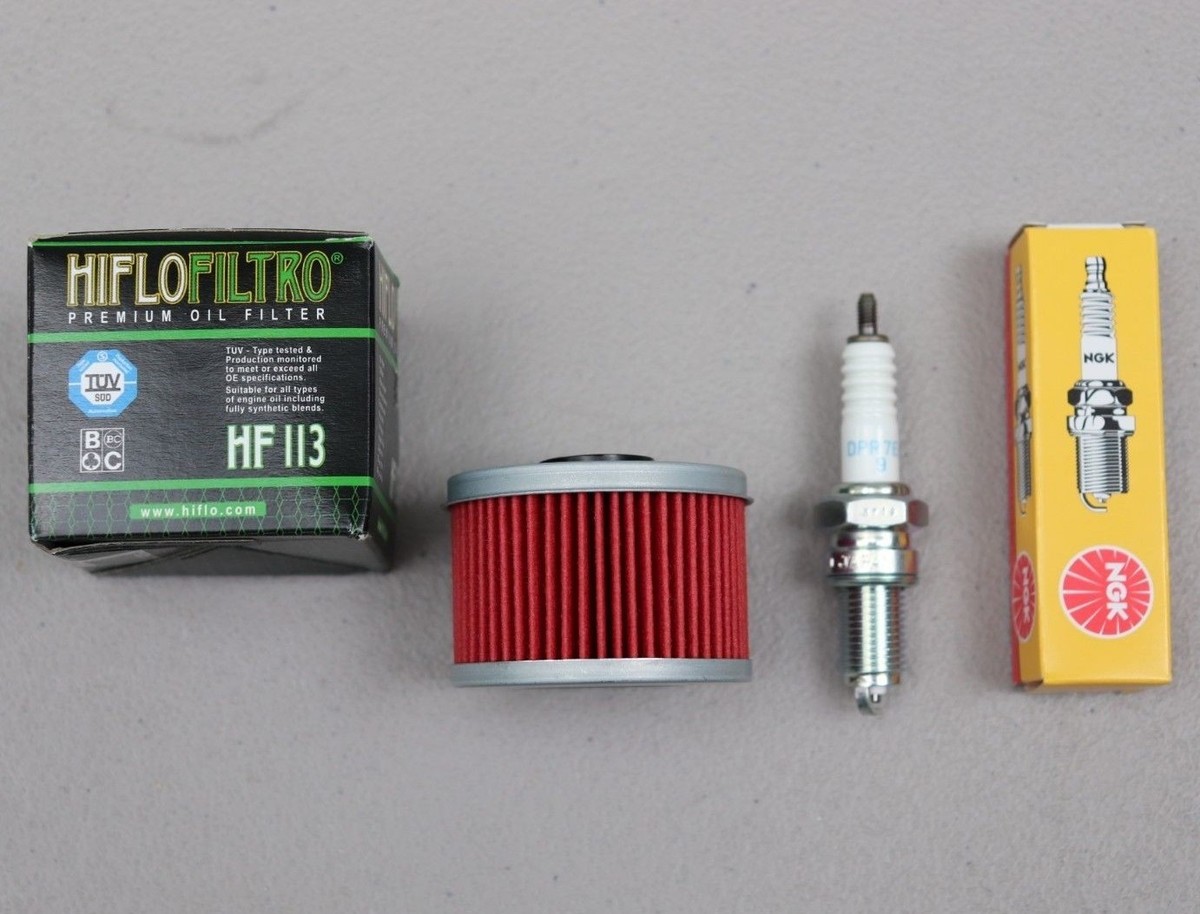 Honda TRX300 FourTrax 300 Tune Up Kit Oil Filter NGK Spark Plug