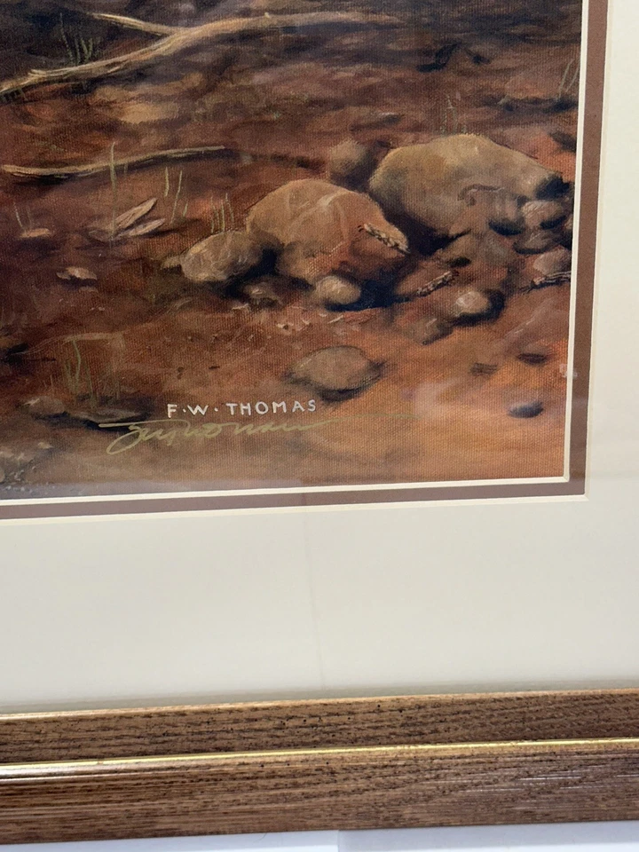 Beaver Pond Brookies Fred Thomas Edición Limitada Firmado Trucha Pez 325/5500 RARO Foto 2 de 4