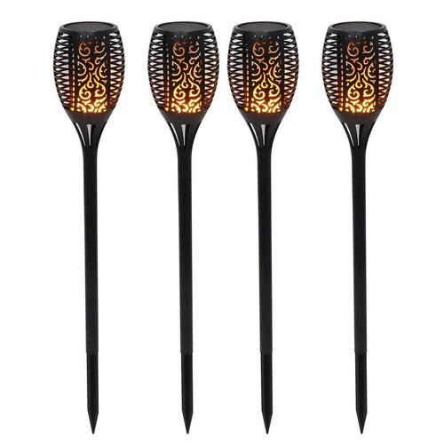 6x Solarleuchte LED Garten Beleuchtung Solar Licht Lampe Fackel Leuchte Flamme - Bild 2 von 7