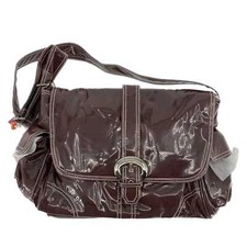 Kalencom New Orleans Brown Magnetic Tote Baby Bag NWT