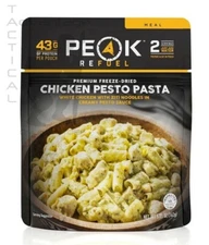 Peak Refuel Chicken Pesto Freeze-Dried Hiking, Backpacking Meal - EXP 08/2027