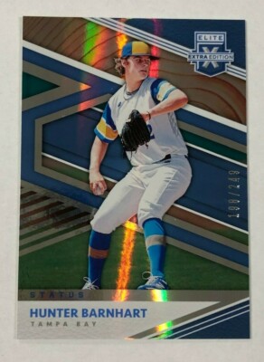 2020 Elite Extra Edition Status HUNTER BARNHART RC #198/249 Made RAYS 