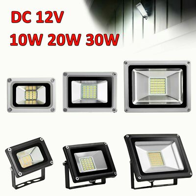  12V 220V LED Fluter Strahler Scheinwerfer Flutlicht mit Bewegungsmelder/Stecker