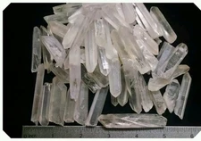 1/2 lb Natural Rough Small Fine Quartz Crystal Points 40-90 Stones Specimen Gems