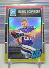 Moritz Bohringer 2016 Donruss Optic Rated Rookie Red and Yellow #167 RC  4-D
