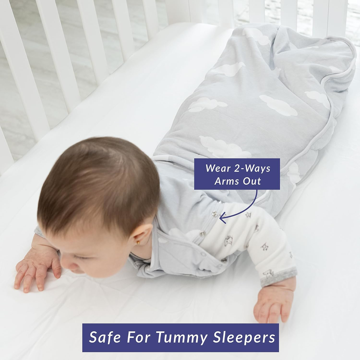 HugMe™ Weighted Baby Swaddle Blanket for 06 Months Newborn/Infant