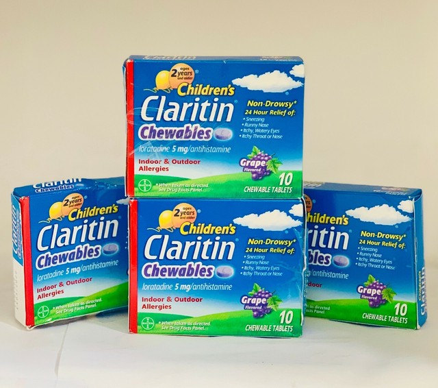Claritin Children's Chewables 5mg Antihistamine Bubble Gum 30
