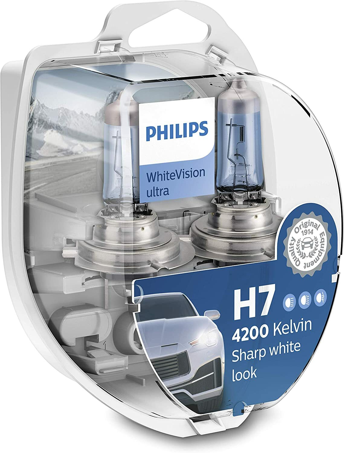 Lampade Lampadine H7 Philips White Vision +2 t10 W5W