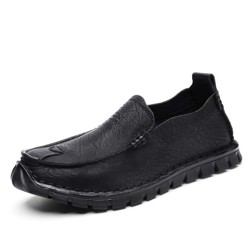 Outdoor Sports Anti-slip Lace-up Soft Bottom Men's Casual Leather Shoes - Picture 63 of 64