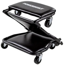 Powerbuilt 620469 42" Triplex 3-In-1 Floor Creeper Seat Stool