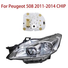 1pcs Left White Light For Peugeot 508 11-2014 Car Headlight DRL Chip Angel Eyes