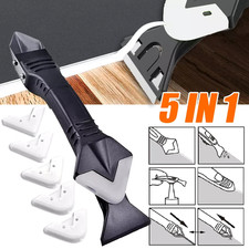 5 in 1 Silicone Sealant Remover Tool Kit Set Scraper Caulking Mould Removal US.