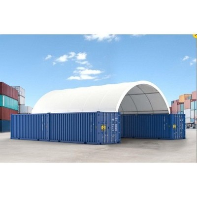 20'x40'x6.6' 18 oz PVC Canvas Fabric Building Shipping Container Canopy Shelter