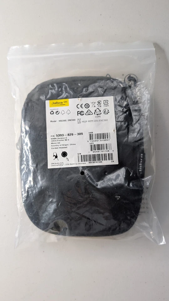 Jabra Evolve 30 II - USB Stereo Over Ear Headset mit Hülle - Brandneu