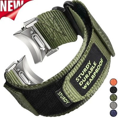 Nylon Rugged Armband Für Samsung Galaxy Watch 7 FE 6 4 40 44mm 43 46 47mm 5 Pro