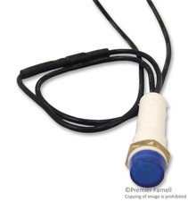 Indicador De Montaje De Panel LED, 230V CA, 3mA, 7.1mm, Verde - L024500MAC