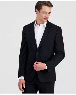Alfani Men's Slim-Fit Stretch Solid Suit Jacket 36R