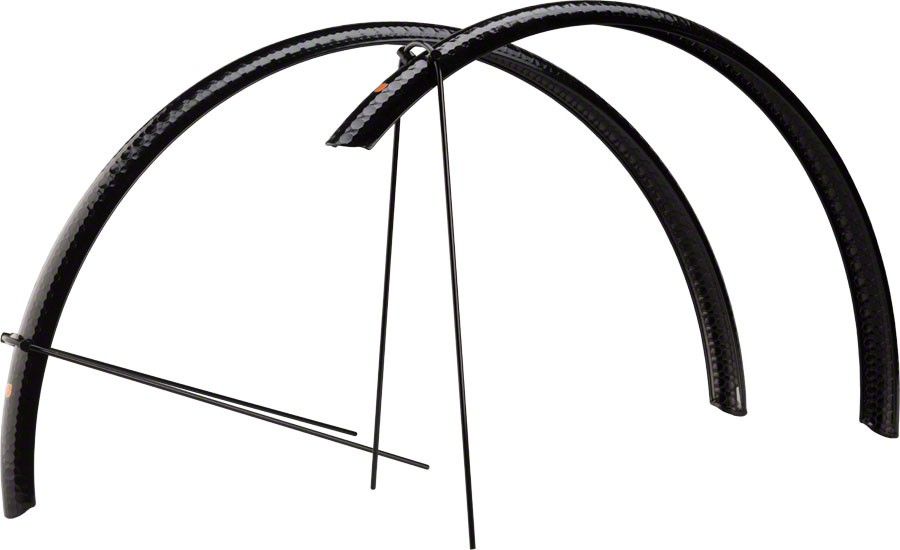 Velo Orange Hammered Aluminum 700c x 45 Fenders with Mounting Hardware for Wide