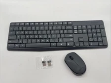 LOGITECH WIRELESS COMBO K235 KEYBOARD & M170 MOUSE W/USB RECEIVERS