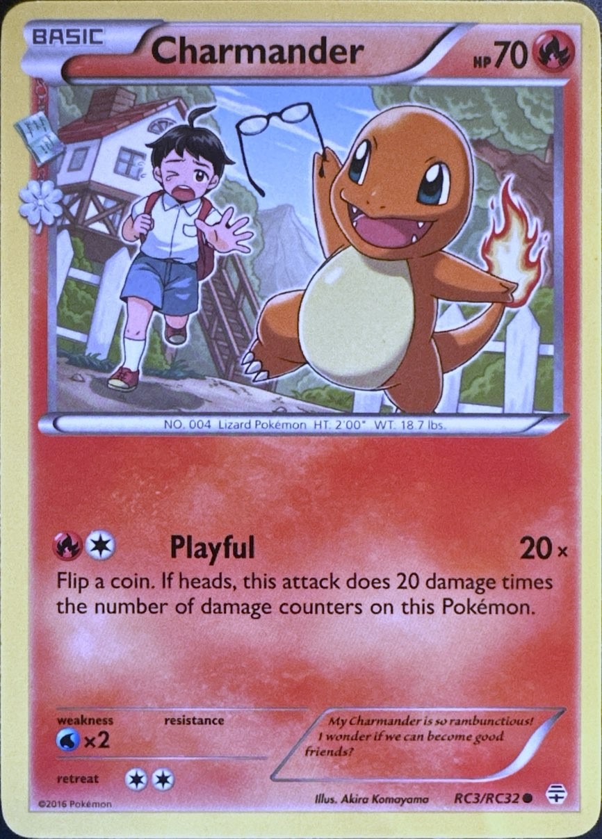 Charmander RC3/RC32 Common Generations Pokemon Lightly Played