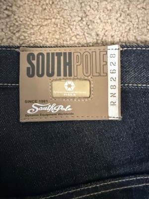 South Pole Baggy Jeans Vintage Y2K Size 36 Wide Leg Baggy Skater Hip Hop Grunge