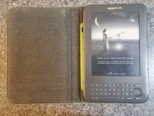 Amazon Kindle 6 Keyboard 3rd Gen D00901, Tested Working Gently Used