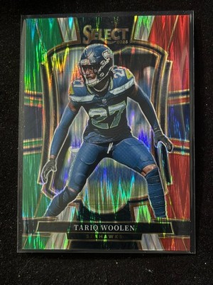 2025 Panini Select - Premier Level Baker Tariq Woolen #115 Green & Red Prizm