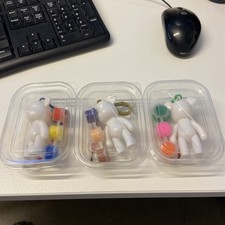 3 Painting Bear Kits. Kids Birthday Arts And Crafts. Liquid graffiti Marble Bear