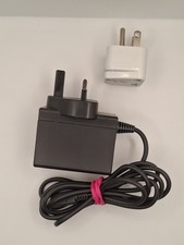 OEM Nintendo Switch AC Power Supply Charger - PAL UK Plug w/US Adapter