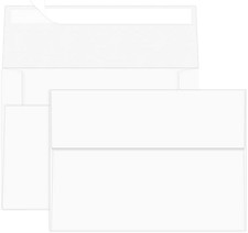 4X6 White Envelopes for Invitation, A6 Envelope 4.75 X 6.5 Inch, 4X6 Envelopes f