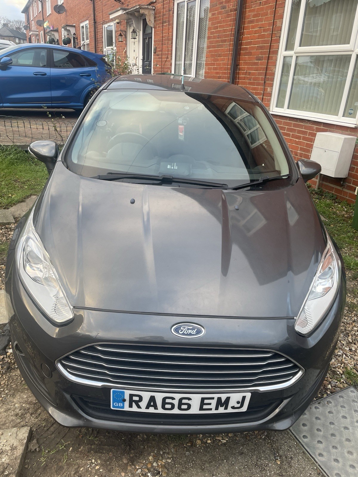 Ford Fiesta Zetec 2017 Grey 1.242cc Category S vehicle