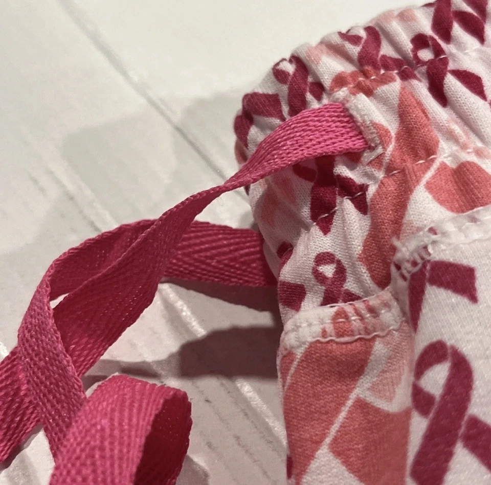 全新 LuLaRoe 乳腺癌意识 Jax 慢跑者 粉色丝带 中号 全新带标签 — 第 4/4 张图片