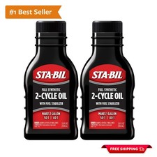 Efficient Full Synthetic 2-Cycle Oil, 2.6 fl. oz. - 12 Engine Protection