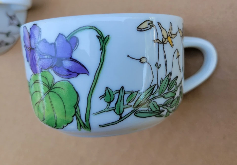 IKEA MIDSOMMAR MARGUERITE WALFRIDSON AÑOS 70 8 PLATOS DE ENSALADA 8 tazas de té SPAL PORTUGAL Foto 4 de 4