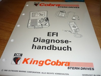 OMC  Cobra Stern Drives Werkstatthandbuch EFI Diagnosehandbuch  1992