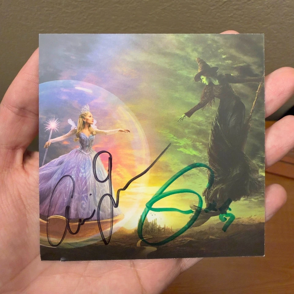 Wicked: For Good The Soundtrack CD signed insert w/ FULL SIG - Image 2 of 4