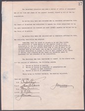 THOMAS A. EDISON - DOCUMENT SIGNED WITH CO-SIGNERS
