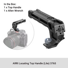 Universal Arri Locating Top Handle Grip with 15Mm Rod Clamp for Dslr Camera Cage