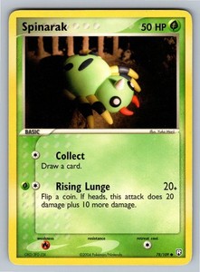 Spinarak 78/109 EX Team Rocket Returns Common