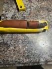 Buck Hunting Knife Wood Handle Stainless Steel Clip Point Blade w/ Sheath 2008 — photo 6