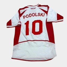 1. FC Köln Podolski #10 Heim Fußballtrikot 2003 2004 Saller Herren S