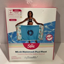 Justice Mesh Hammock Pool Float, Converts to Chair, Drifter, Saddle or Hammock