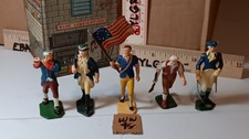 W48 Vintage Marx Warriors of The World REVOLUTIONARY WAR Hand Painted Germany HK