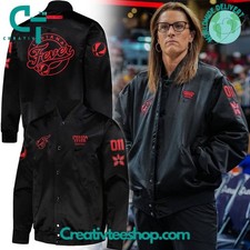 Indiana Fever Head Coach Stephanie White x Stranger Things Bomber Jacket